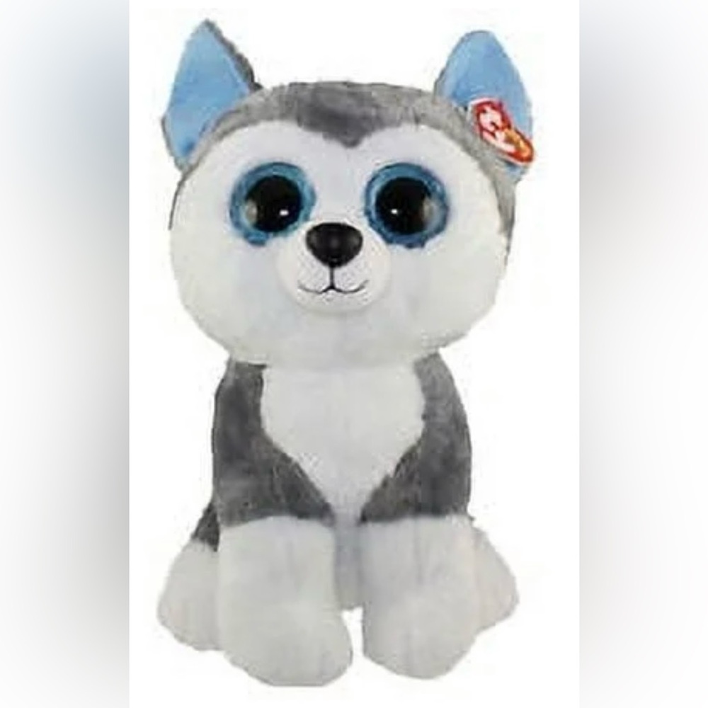 TY Beanie Boos buddies - SLUSH the Husky (LARGE Size - 16 inch)